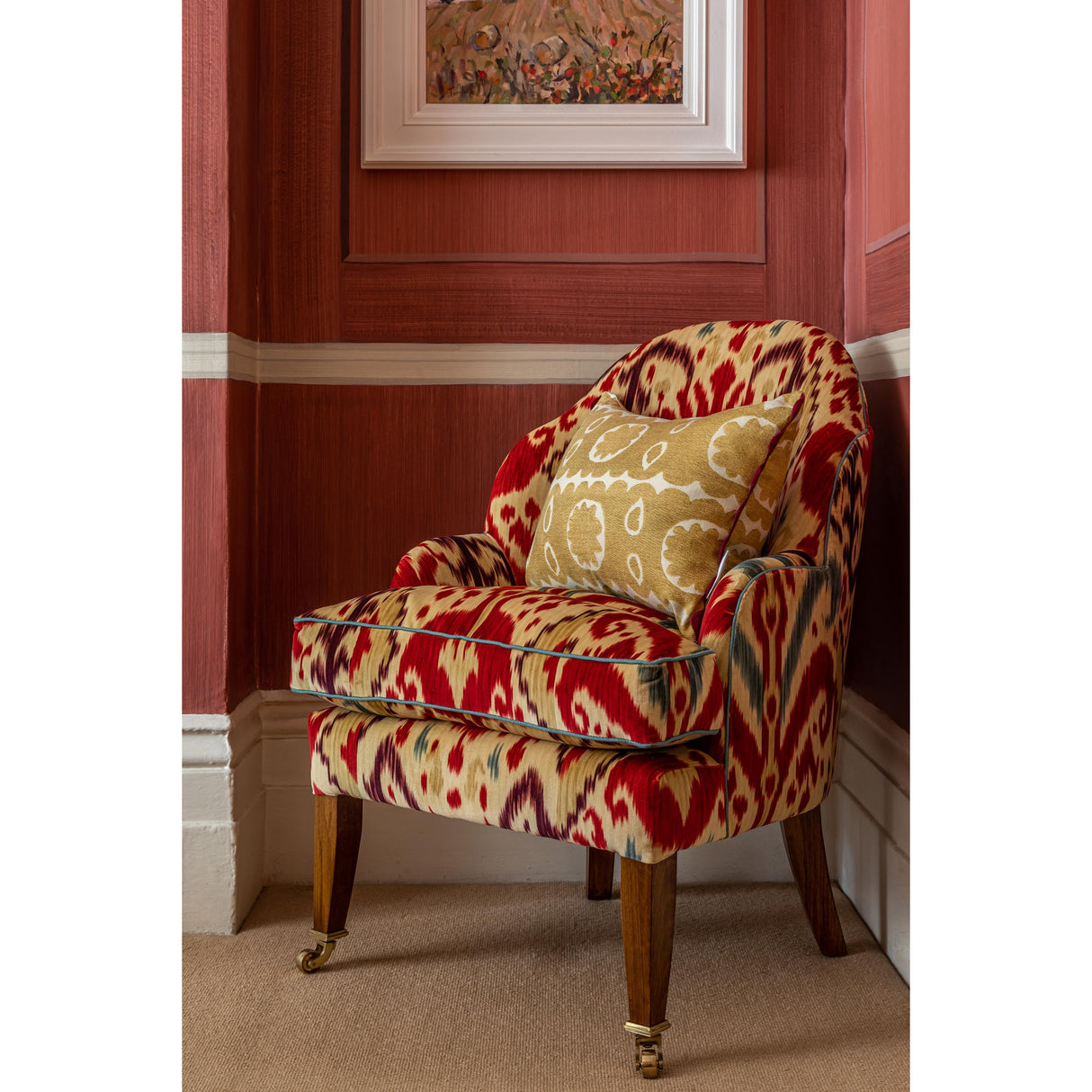 Lee Jofa KAMARA VELVET RED Fabric