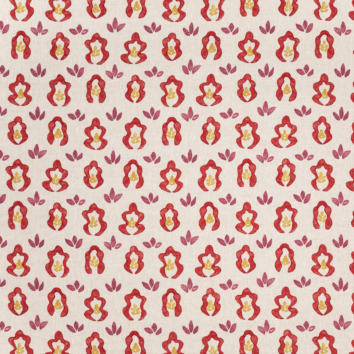 Lee Jofa SPRINGFIELD RED Fabric