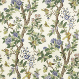 G P & J Baker ELDON BLUE/GREEN Fabric