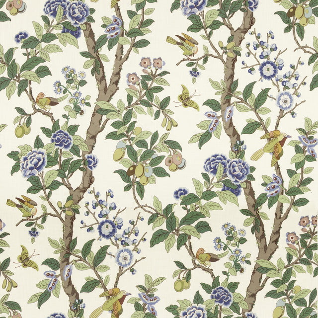 G P & J Baker ELDON BLUE/GREEN Fabric