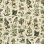 G P & J Baker GERTRUDE DOCUMENT GREEN Fabric