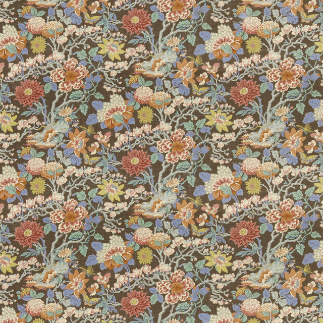 G P & J Baker LITTLE MAGNOLIA ESPRESSO Fabric