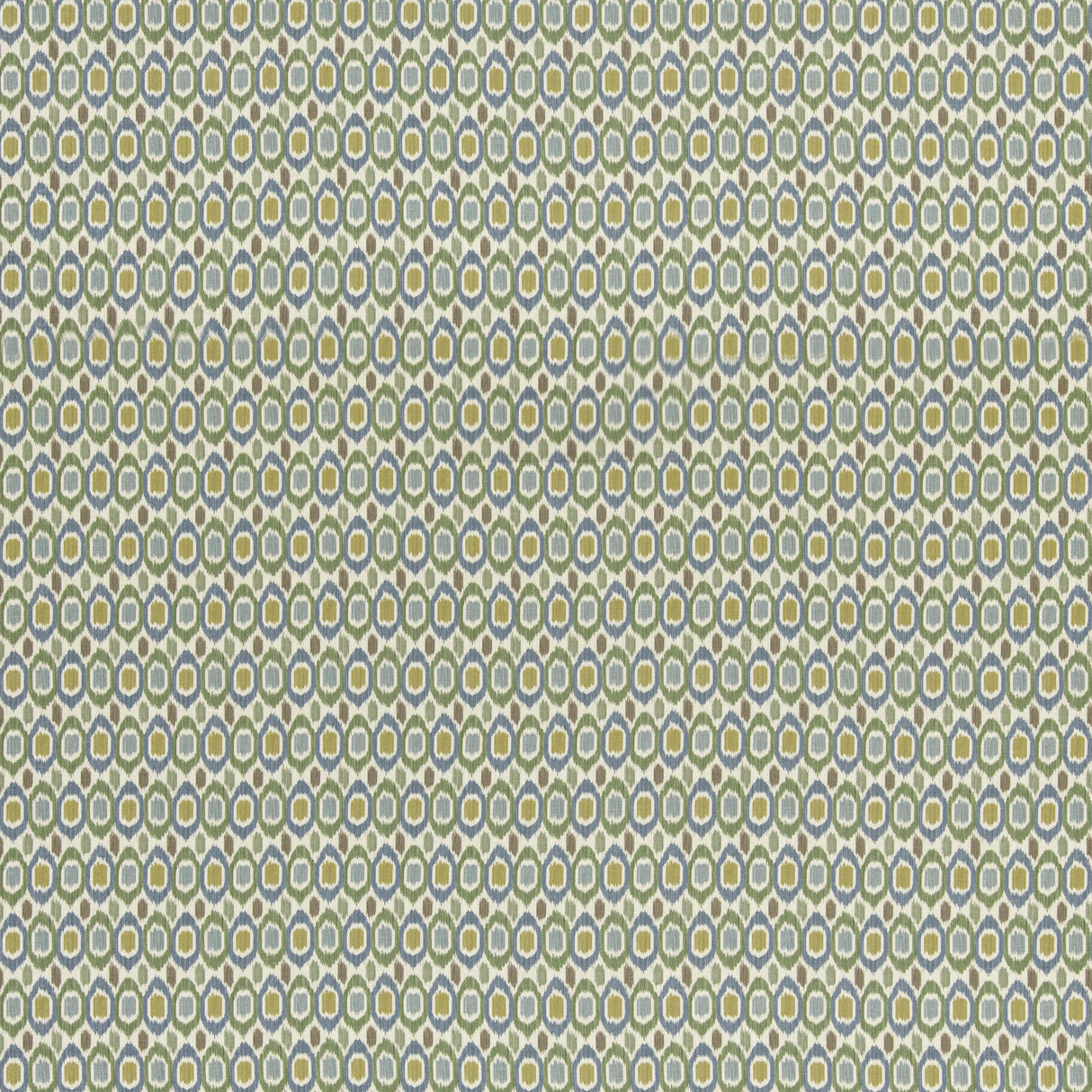 G P & J Baker TIGRIS EMERALD/BLUE Fabric