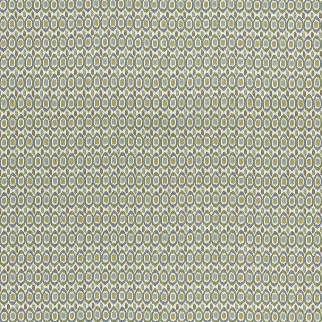 G P & J Baker TIGRIS EMERALD/BLUE Fabric