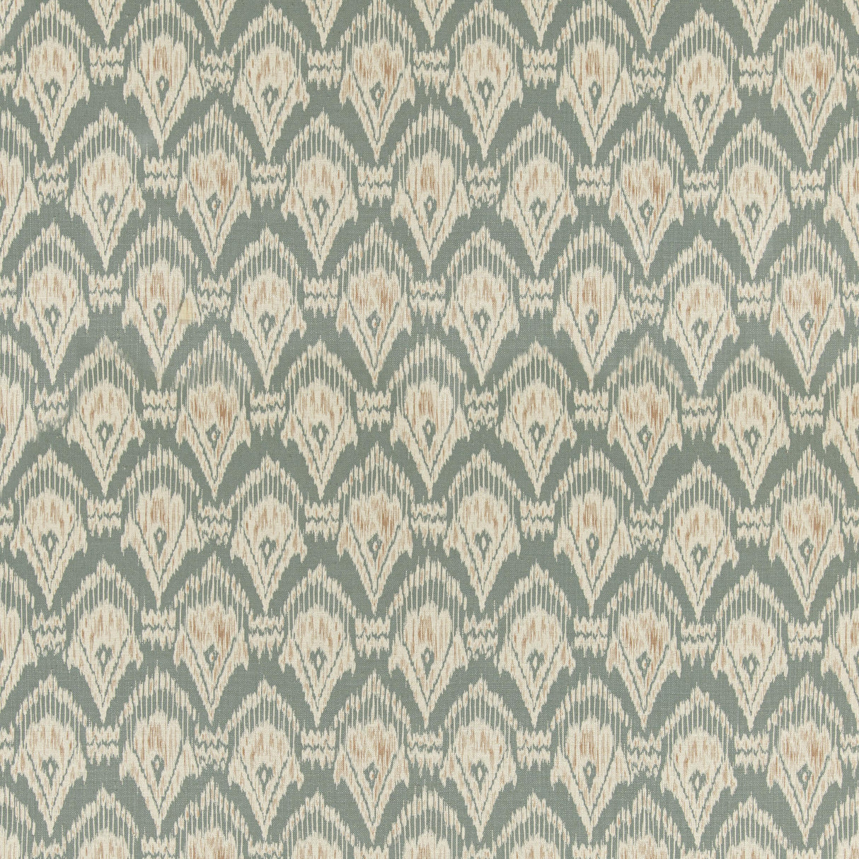 G P & J Baker ZARABAND TEXTURE TEAL/SPICE Fabric