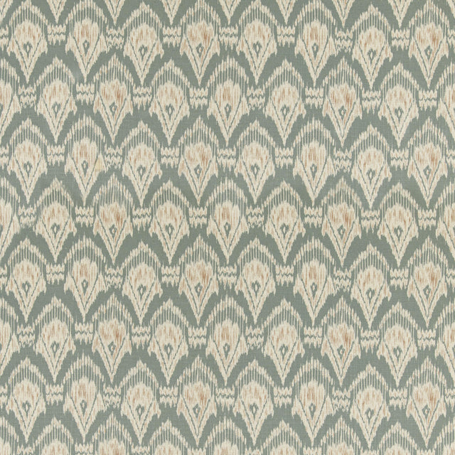 G P & J Baker ZARABAND TEXTURE TEAL/SPICE Fabric