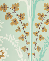 Brunschwig & Fils GALLIER DIAMOND SEAFOAM Wallpaper
