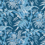 Brunschwig & Fils SEYCHELLES COTTON PRINT NAVY Fabric