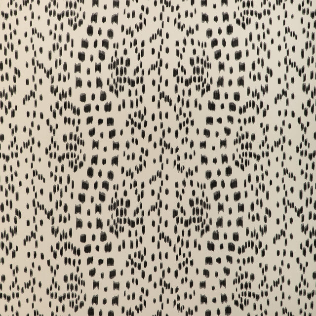 Brunschwig & Fils LES TOUCHES COTTON PRINT BLACK Fabric