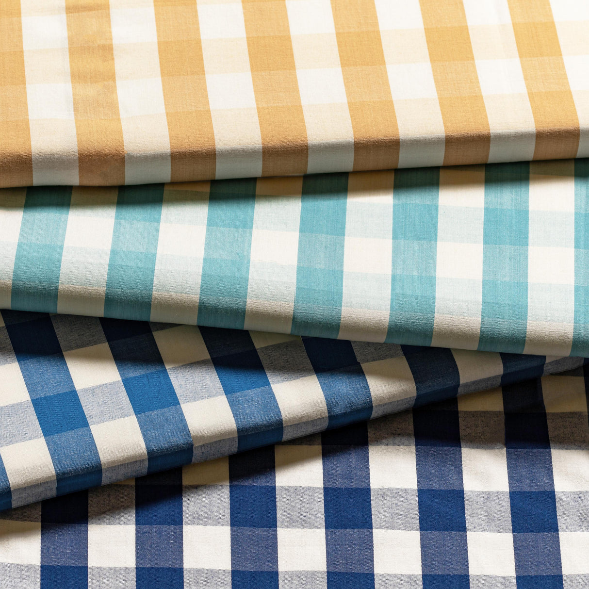 Brunschwig & Fils CARSTEN CHECK GOLD Upholstery Fabric