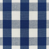 Brunschwig & Fils CARSTEN CHECK NAVY Upholstery Fabric