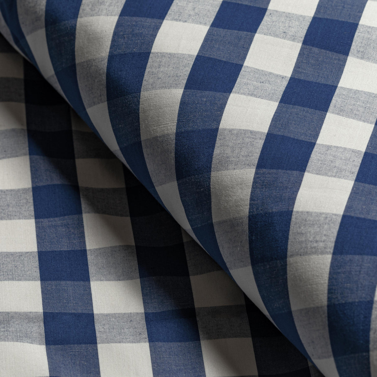 Brunschwig & Fils CARSTEN CHECK NAVY Upholstery Fabric