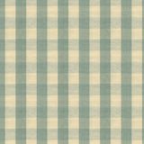 Brunschwig & Fils CARSTEN CHECK PALE BLUE AND CREAM Upholstery Fabric