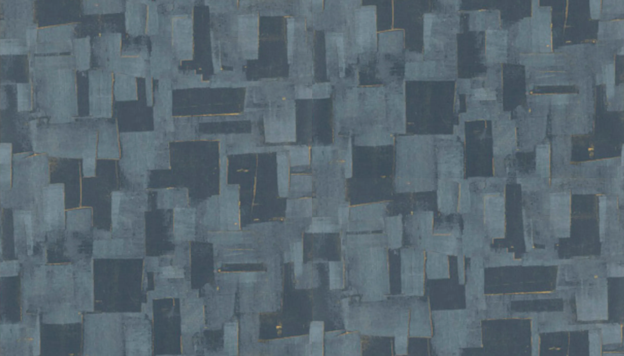 Threads CUBIST INDIGO Wallpaper