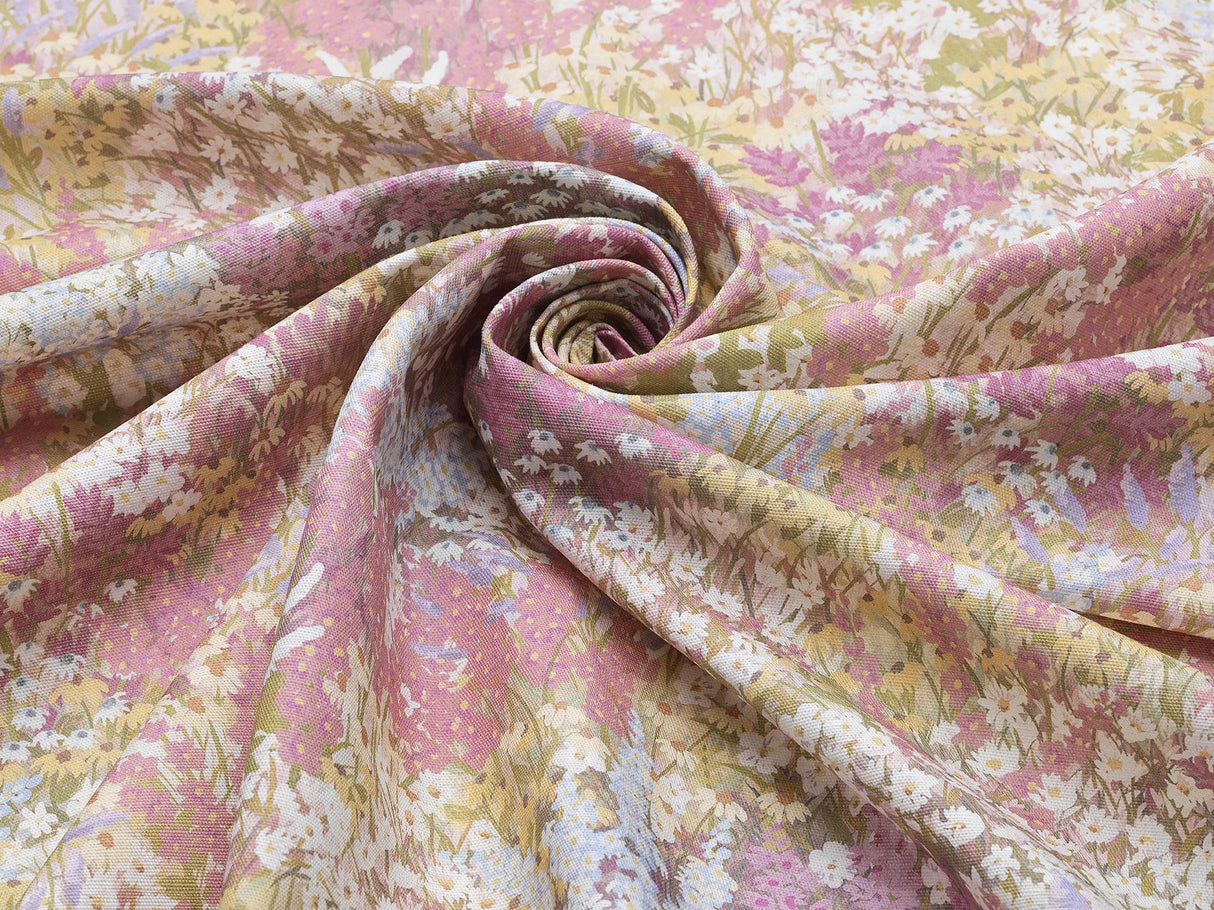 Cole & Son PETITE FLEUR LINEN BLUSH Fabric