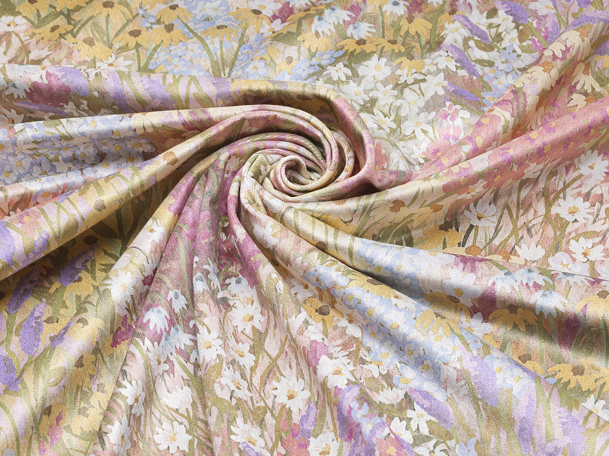 Cole & Son GRANDE FLEUR VELVET BLUSH Fabric