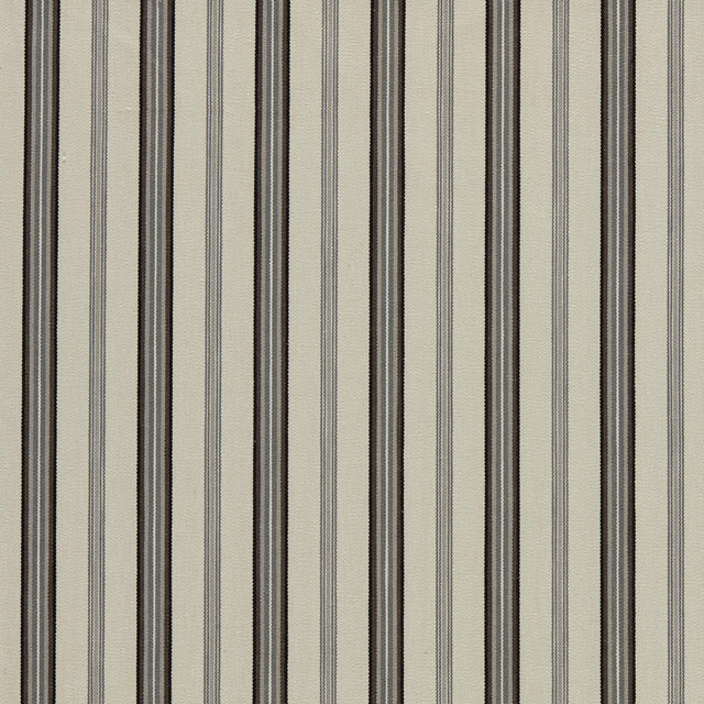 Clarke & Clarke LISTRA CHARCOAL Upholstery Fabric