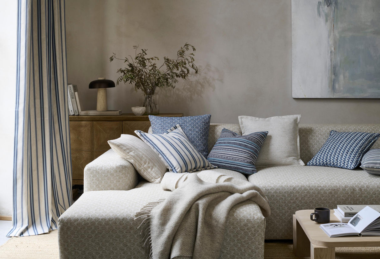 Clarke & Clarke TRELICA NATURAL Upholstery Fabric