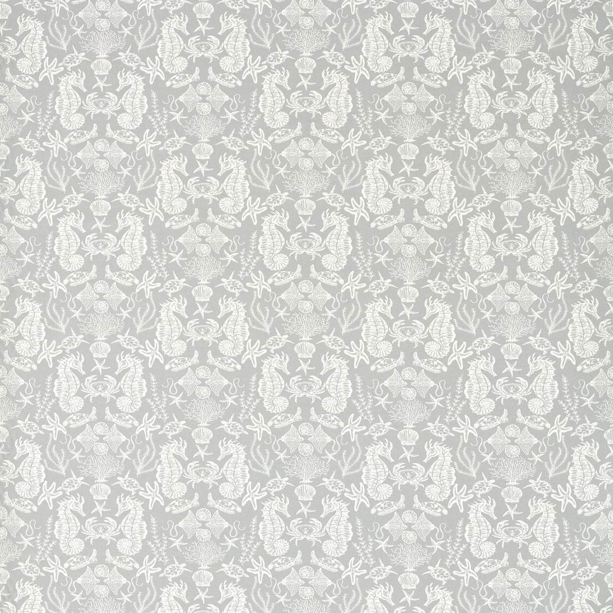 Clarke & Clarke AQUARIUM SMOKE Fabric