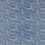 Clarke & Clarke FIN NAVY Fabric