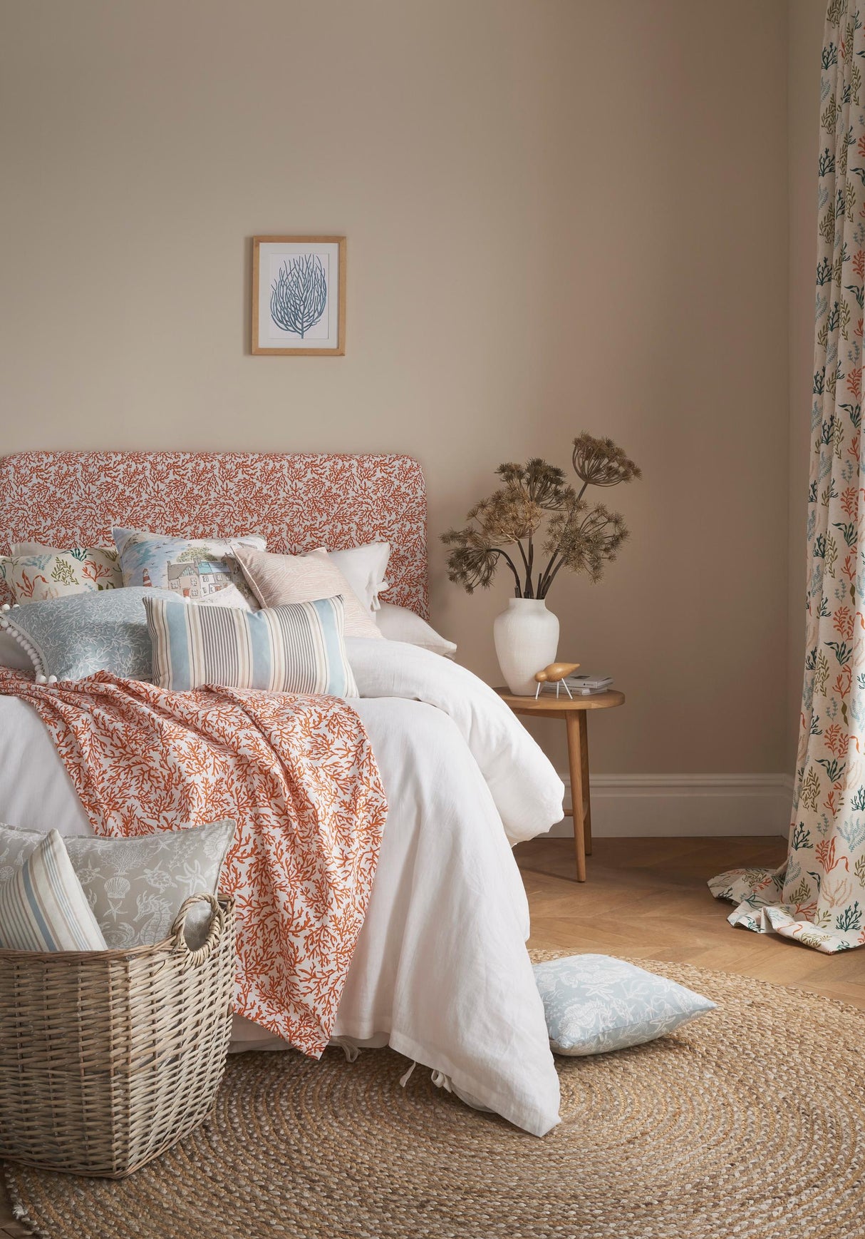 Clarke & Clarke SEABED CORAL Fabric