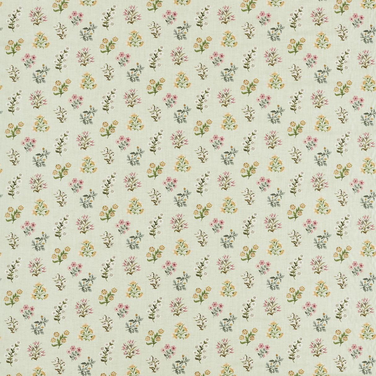 Clarke & Clarke LEIDEN BLUSH SAGE Fabric