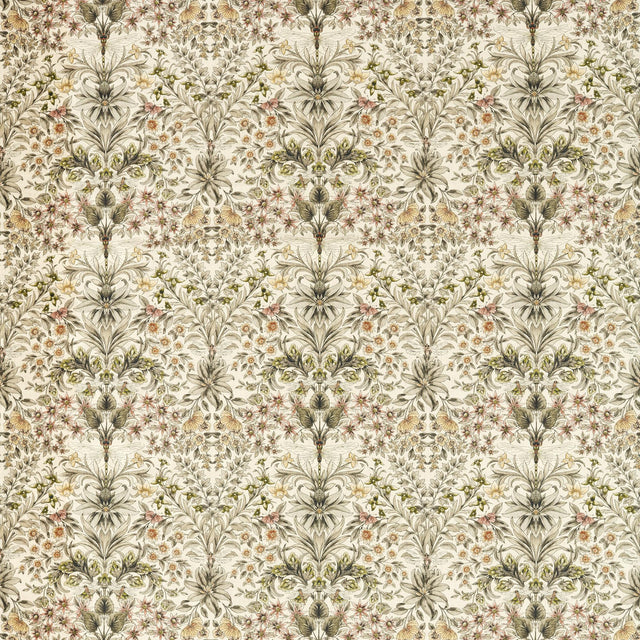 Clarke & Clarke MIRABELL NATURAL BLUSH Fabric