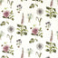 Clarke & Clarke ROSERAIE SUMMER Fabric