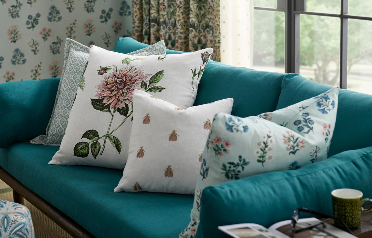 Clarke & Clarke ROSERAIE SUMMER Fabric