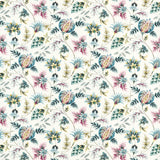 Clarke & Clarke SIZERGH TEAL BERRY Fabric