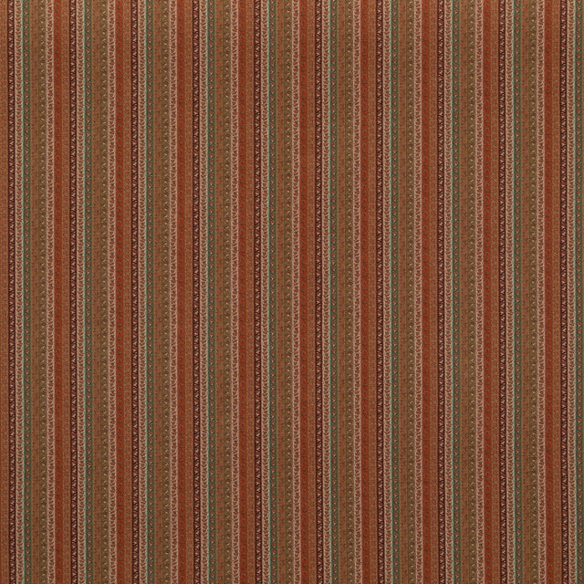 Mulberry WILDE STRIPE SPICE Upholstery Fabric