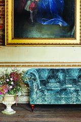 Mulberry ROUND THE ISLAND INDIGO Fabric