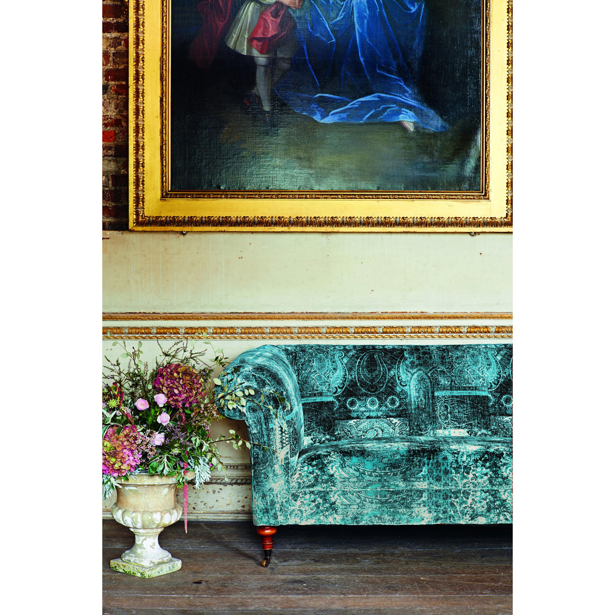 Mulberry LOMOND VELVET INDIGO Fabric