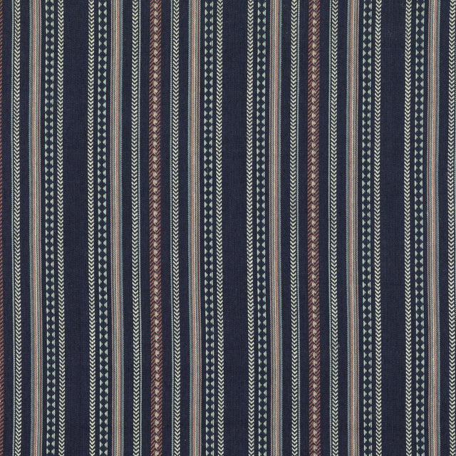 Mulberry RACING STRIPE INDIGO Fabric