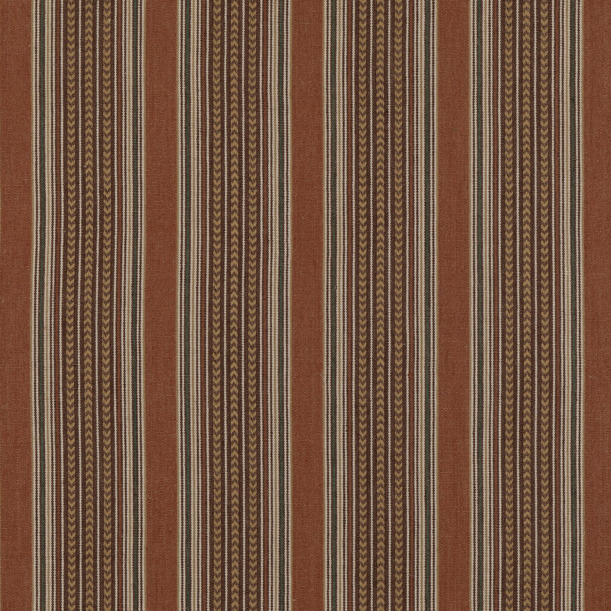 Mulberry BERBER STRIPE SPICE Fabric