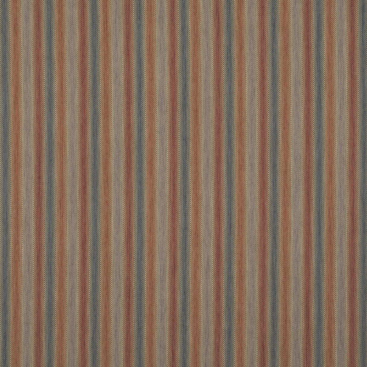 Mulberry SHEPTON STRIPE RED/BLUE Upholstery Fabric