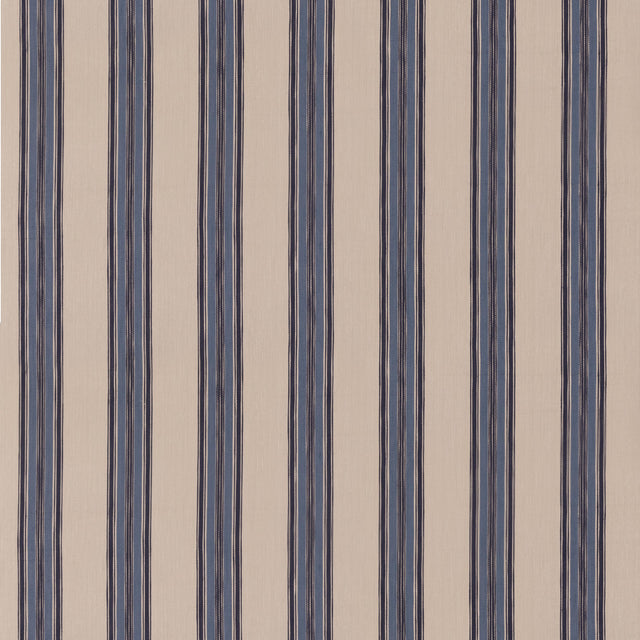 Mulberry FALMOUTH STRIPE INDIGO Fabric