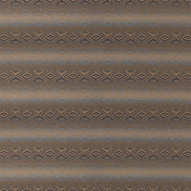 Mulberry BEAUMARIS GRANITE/BLUE Fabric