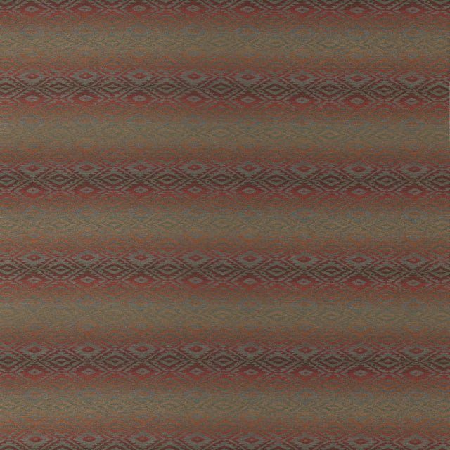 Mulberry BEAUMARIS RED/GREEN Fabric