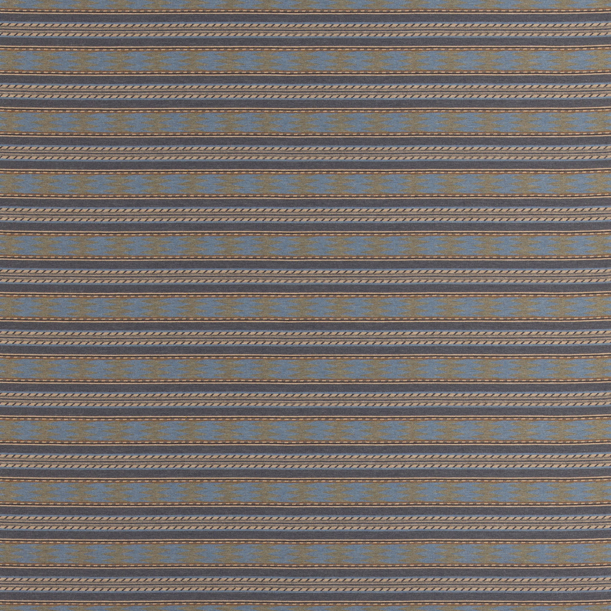 Mulberry INVERARAY CHARCOAL/BLUE Fabric