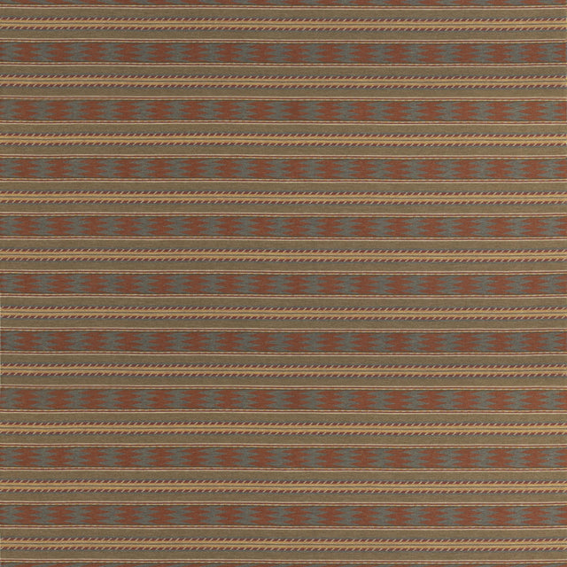 Mulberry INVERARAY RUSSET/TEAL Fabric