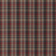 Mulberry LINDISFARNE PLAID CHARCOAL/RED Fabric