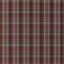 Mulberry LINDISFARNE PLAID CHARCOAL/RED Fabric