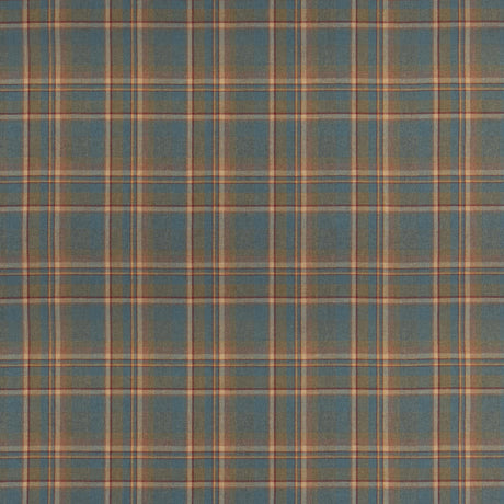 Mulberry LINDISFARNE PLAID TEAL Fabric