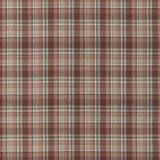 Mulberry LINDISFARNE PLAID RUSSET/AQUA Fabric