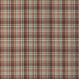 Mulberry LINDISFARNE PLAID RUSSET/AQUA Fabric