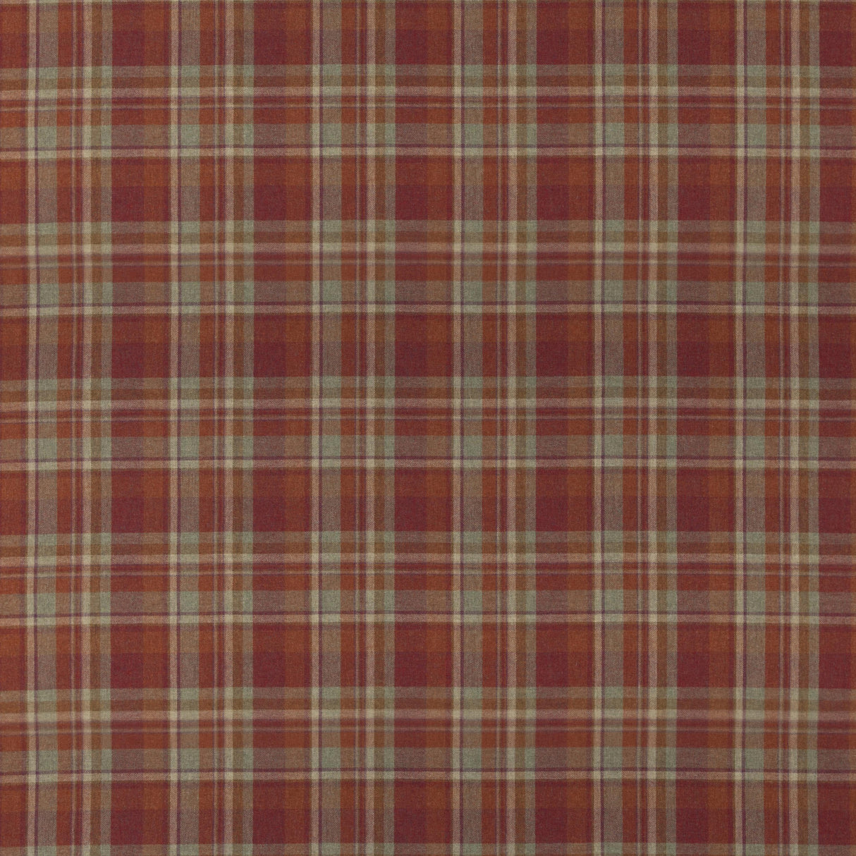 Mulberry LINDISFARNE PLAID RUSSET Fabric