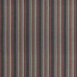 Mulberry LINDISFARNE STRIPE CHARCOAL/RED Fabric