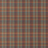 Mulberry LINDISFARNE PLAID RED/TEAL Fabric