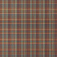 Mulberry LINDISFARNE PLAID RED/TEAL Fabric